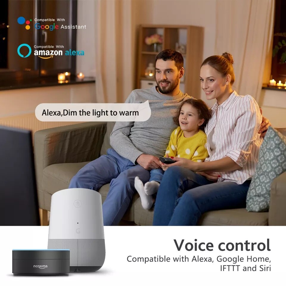 Plafoniera LED 36W smart RGB+CCT WiFi -  Alexa e Google Home