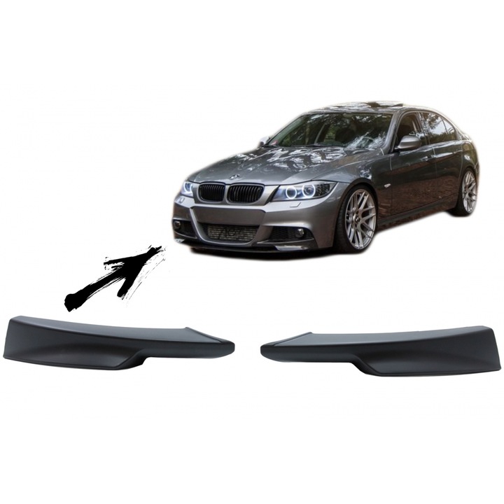 Prelungiri Bara Fata compatibil cu BMW Seria 3 E90 E91 LCI 09.2008-2011 M-Tech Look
