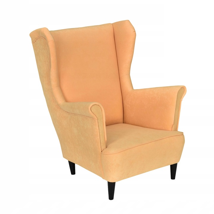 Fix Max skandináv bársony kárpitozott fotel nappaliba többszínű 104x84x92