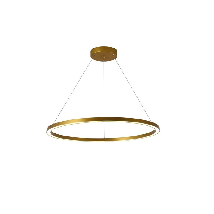 Pendul inteligent Immax Neo Fino, LED, Metal/Plastic, Zigbee 3.0, 60 W, 80 cm, Auriu