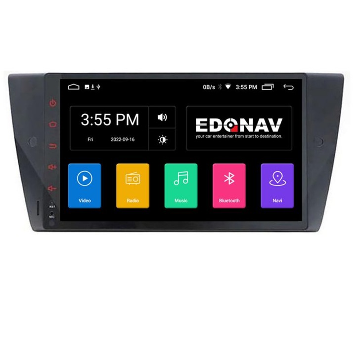 Navigatie BMW Seria 3 E90 A-095 2+32 GB Android Waze USB Navigatie Internet Youtube Radio