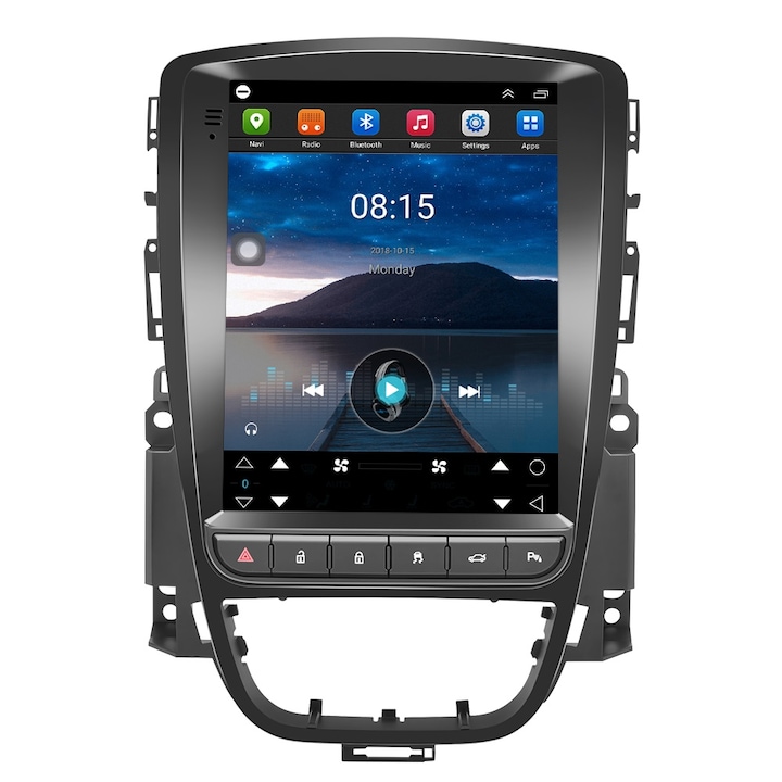 Navigatie Android tip Tesla, dedicata ®️TrendOBD Opel Astra J (2009 - 2015), 2GB RAM, 32GB Stocare, Touchscreen IPS 9.7", Internet Wi-Fi, Bluetooth, MirrorLink, USB, Waze