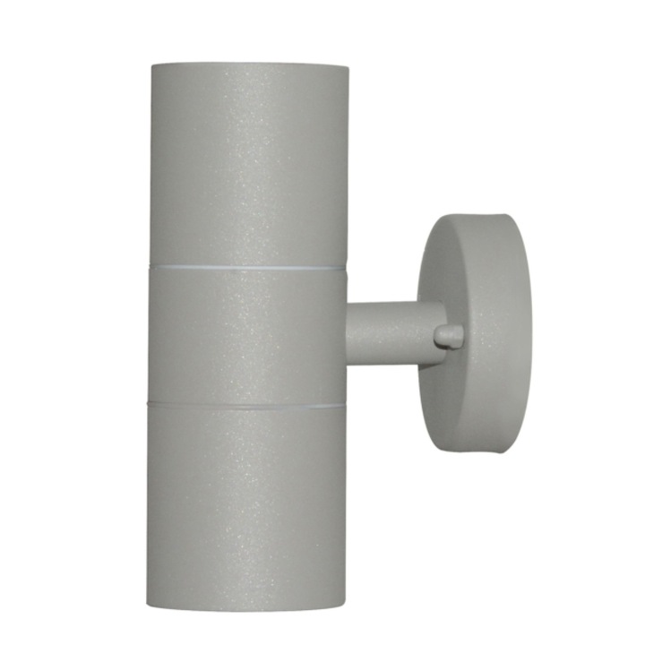 Aplica inteligenta Neo Pared, Immax, Aluminiu/Plastic, Wi-Fi, LED, 2 x GU10, Gri
