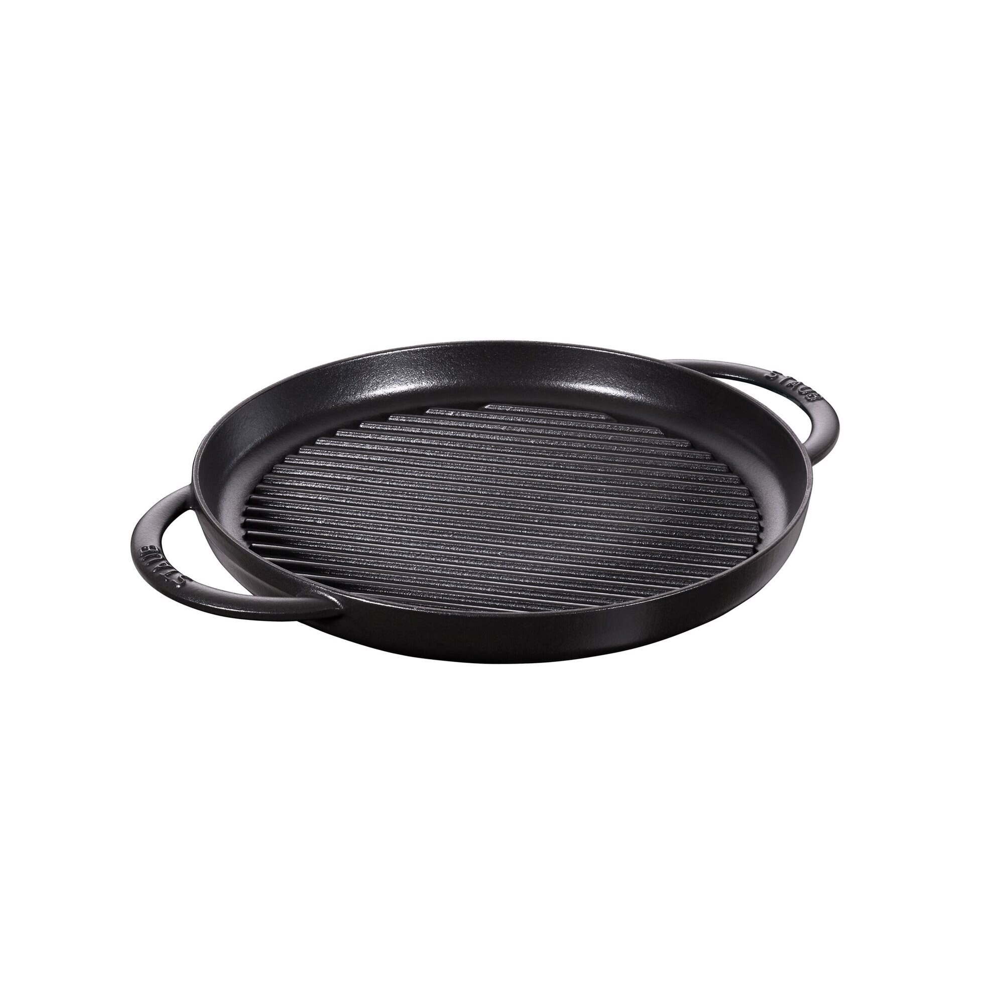 Tigaie grill fonta, 26 cm, Black - Staub