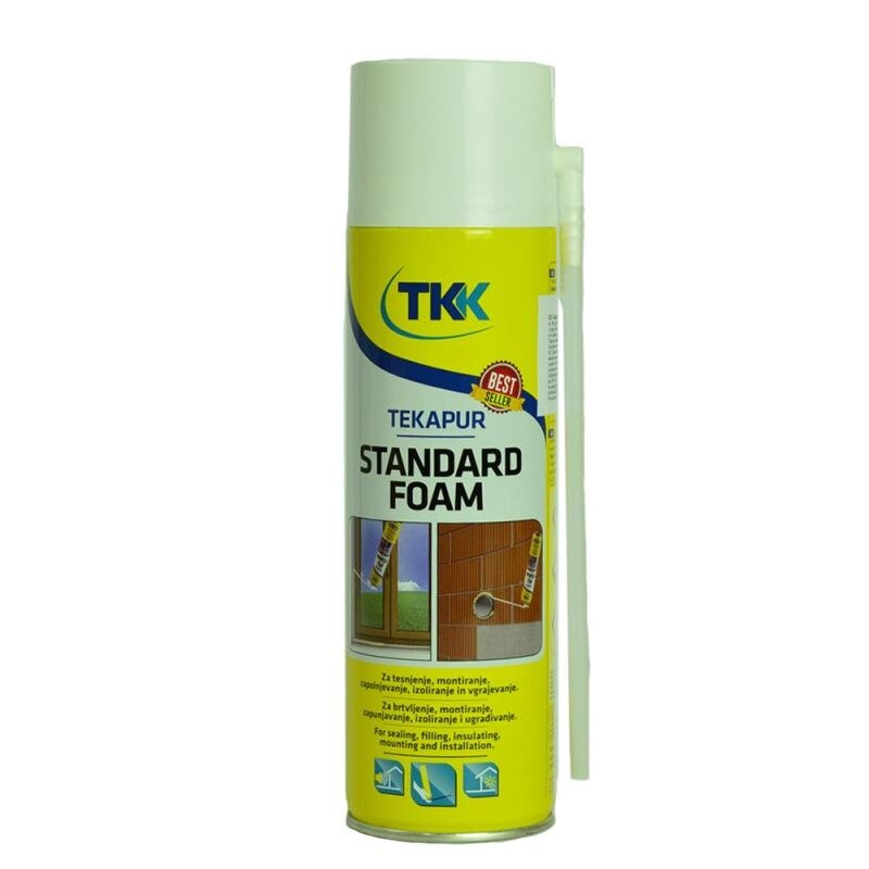 Spuma PU, TKK TEKAPUR, 500ml&manusi