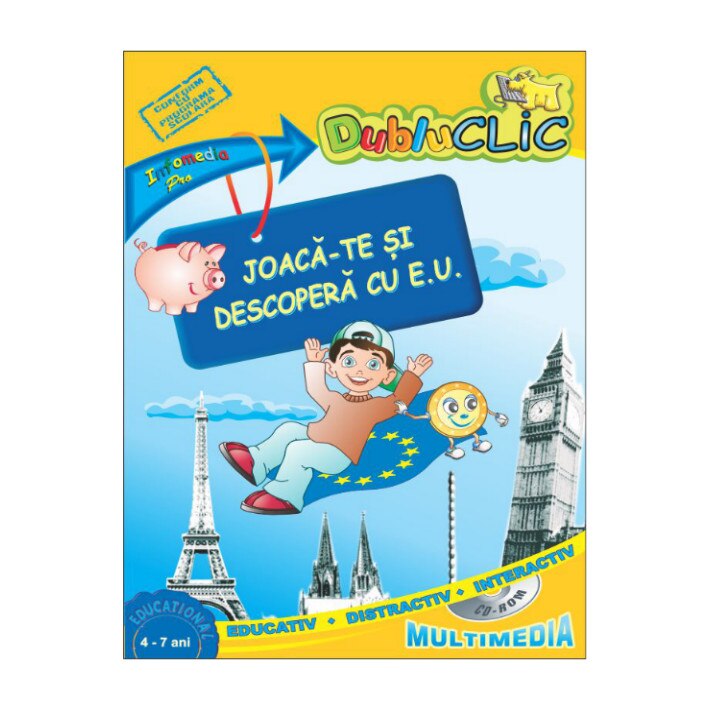 CD Rom - Joaca-te si descopera cu E.U. - Uniunea Europeana pe intelesul copiilor