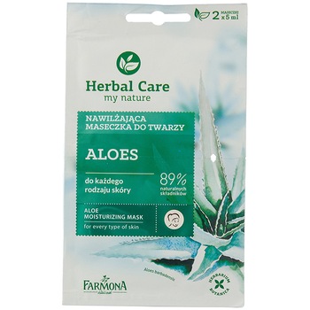 Masca hidratanta cu aloe Farmona Herbal Care, 2 x 5ml Masca hidratanta cu aloe Farmona Herbal Care, 2 x 5ml