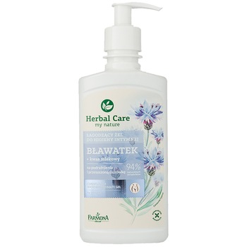 Gel calmant cu extract de albastrele + acid lactic Farmona Herbal Care, 300 ml Gel calmant cu extract de albastrele + acid lactic Farmona Herbal Care, 300 ml