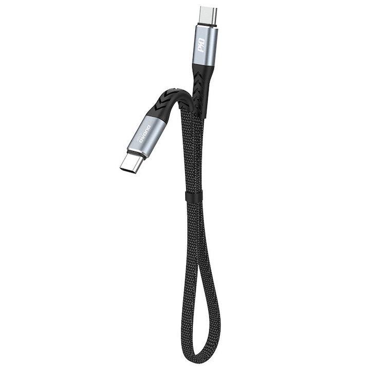 ΠΠ°Π±Π΅Π» Π·Π° Π·Π°ΡΠ΅ΠΆΠ΄Π°Π½Π΅ USB type C Dudao, 100 W, 23 ΡΠΌ, Π§Π΅ΡΠ΅Π½