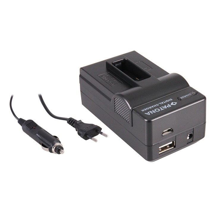 Incarcator 4in1 pentru acumulator GoPro AABAT-001 AHDBT-801 AHDBT-701 AHDBT-601 AHDBT-501 Patona