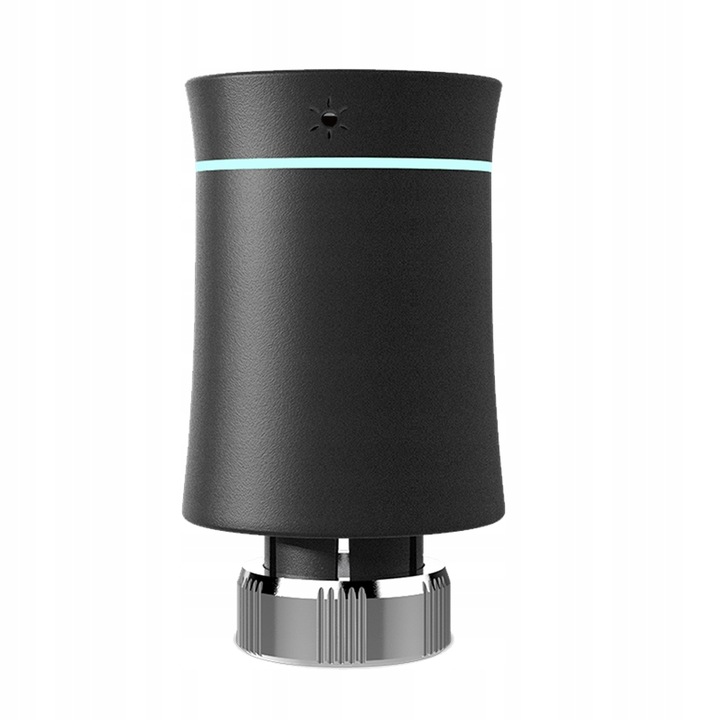 Смарт термостат Moes BRT-100, ZigBee TRV Tuya, Програмируем, Гласов контрол Alexa, GoogleHome, Черен