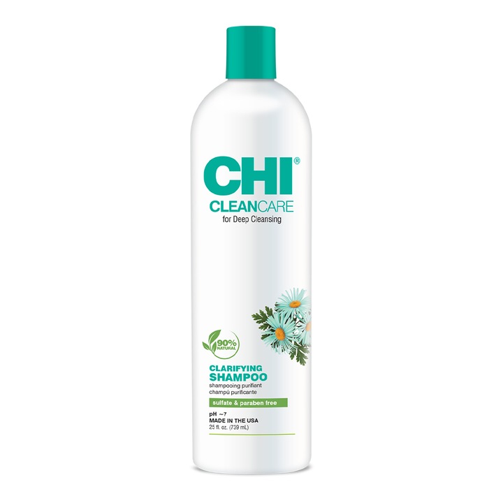 CHI CleanCare Clarifying Shampoo sampon pentru curatare profunda pentru finete si stralucire a parului 739 ml