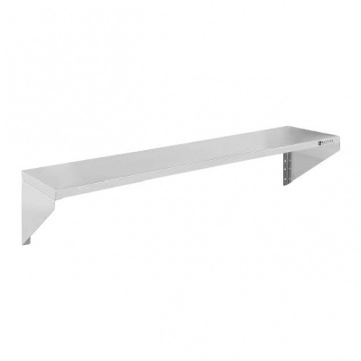 Raft suspendat, Royal Catering, Otel inoxidabil, 120 x 30 cm, Argintiu