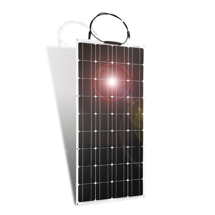 TRB hordozható, flexibilis, monokristályos 18V 400W-os napelem szett