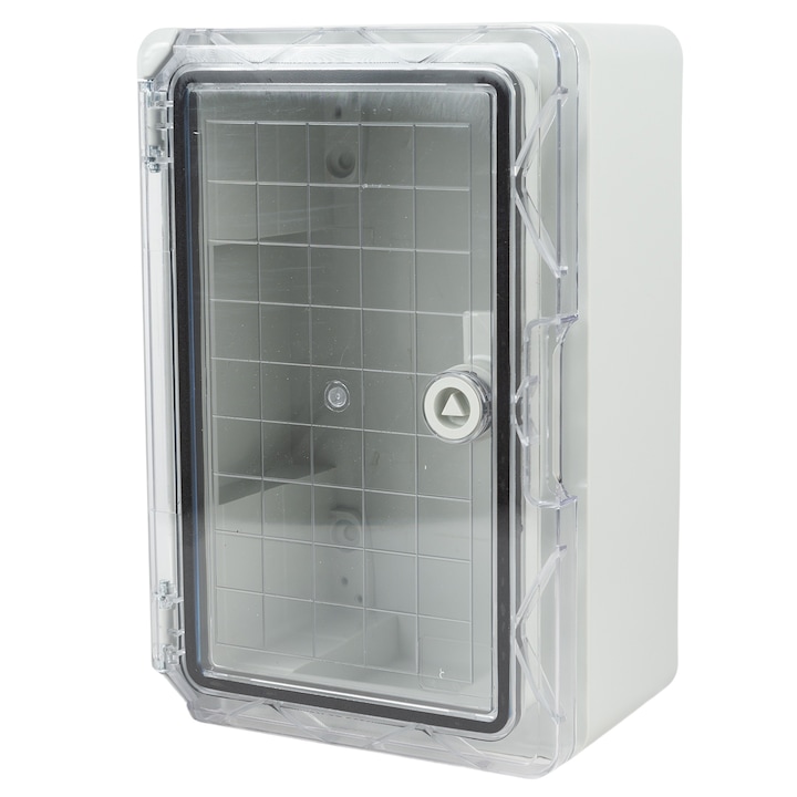 Dulap, tablou electric ABS cu usa transparenta, rezistent la impact si presiune, Dimensiune 20x30x13cm, IP65