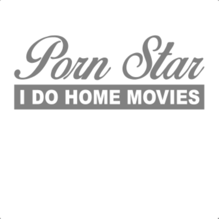 Sticker decorativ perete, auto si geam, Porn star, Gri, 25 cm