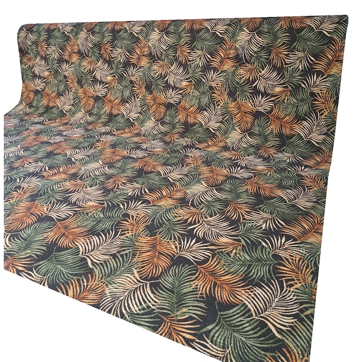 Mocheta Fidji, Design Frunze, Multicolor, nesurfilata, 2,5m latime cu 4m lungime