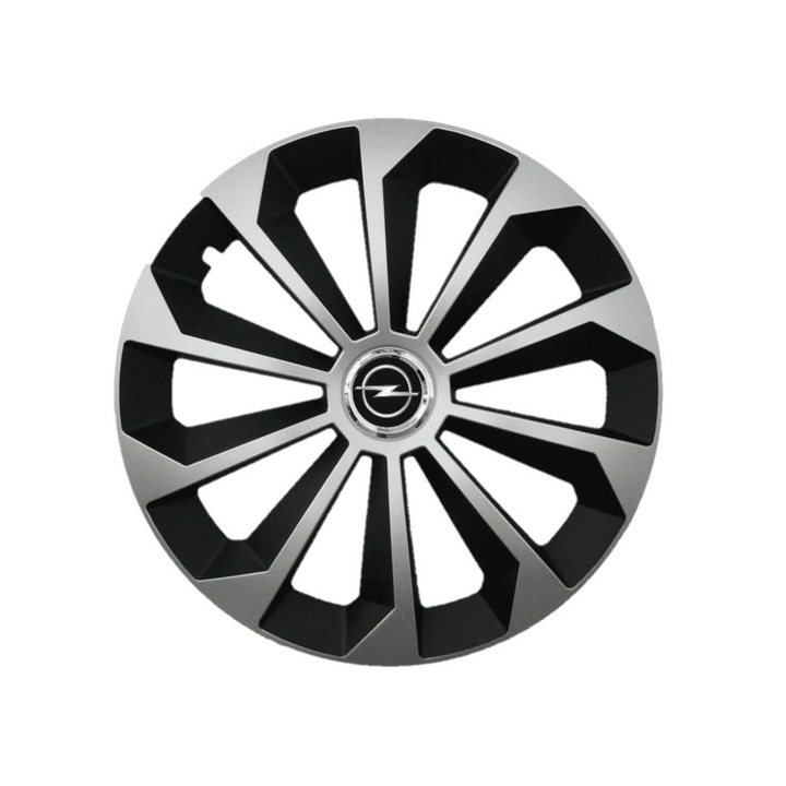 Set 4 capace roti Fame II cu inel R15, pentru gama auto Opel, AutoSSF