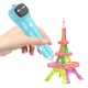 3D писалка, модел 2022, 1,75 mm филамент, включен USB, син
