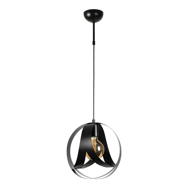 Пендел Lightstyle Рино L, 1xЕ27, Черен