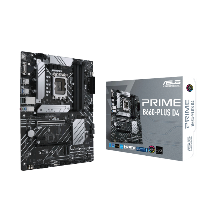 Дънна платка ASUS PRIME B660-PLUS D4 90MB18X0-M1EAY0