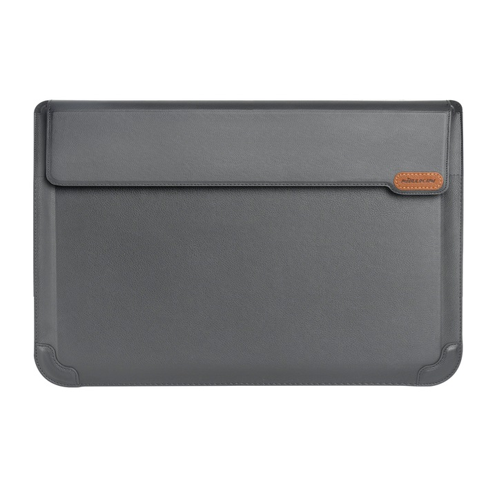 Husa laptop, Nillkin, Pentru MacBook 14 inchi, Gri