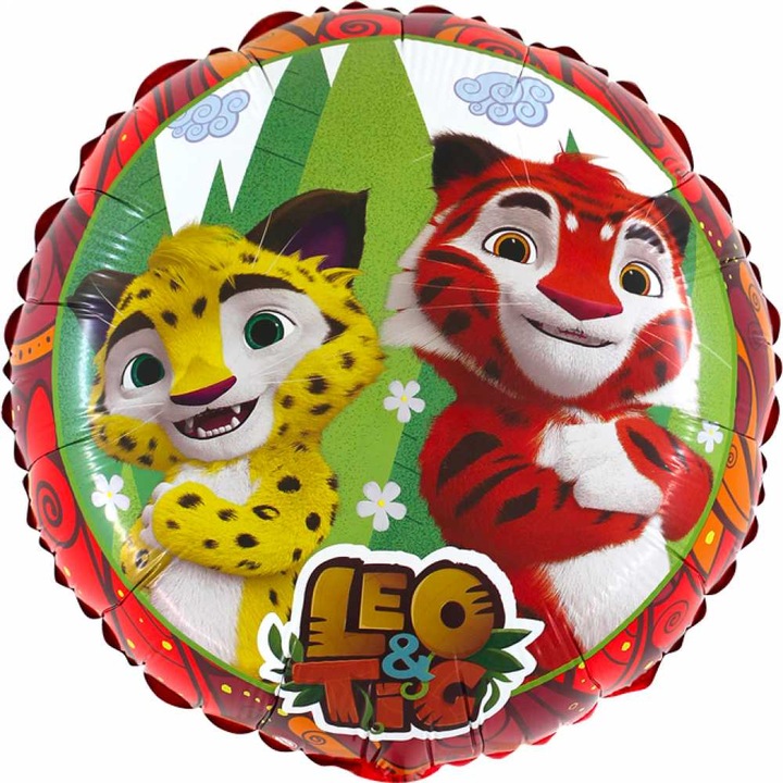 Balon Folie Leo & Tig, 46cm, L18042