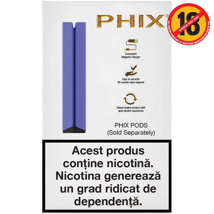 Tigara Electronica Phix Basic Kit Electric Blue