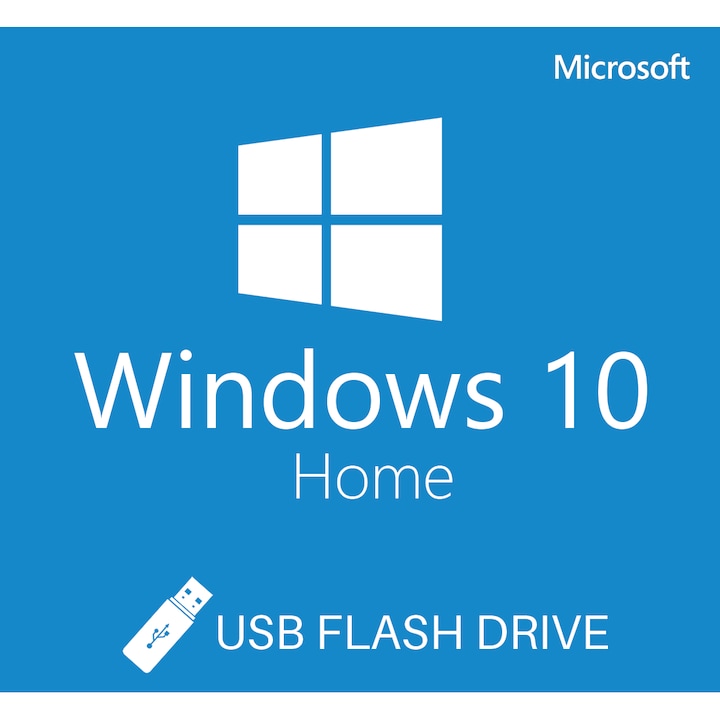 Microsoft Windows 10 Home, 32/64 bit, Multilanguage, OEM, USB