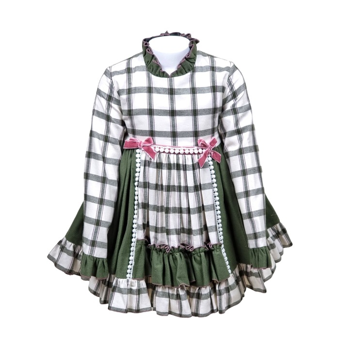 Rochie cu carouri 34, Multicolor