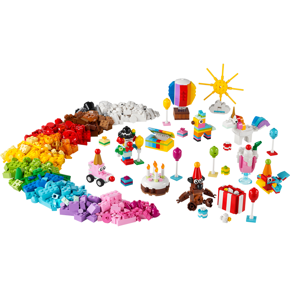 LEGO® Classic - Cutie de petrecere creativa 11029, 900 piese - eMAG.ro