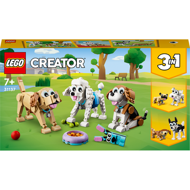 LEGO® Creator 3 in 1 - Caini adorabili 31137, 475 piese