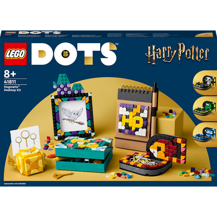 LEGO® DOTS - Kit pentru desktop Hogwarts™ 41811, 856 piese