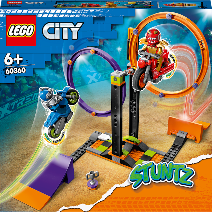 LEGO® City - Provocarea de cascadorii cu rotiri 60360, 117 piese
