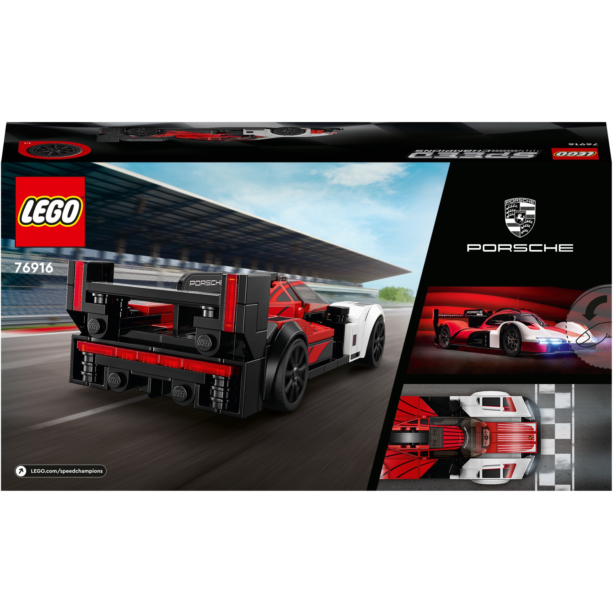 LEGO® Speed Champions - Porsche 963 76916, 280 piese - eMAG.ro