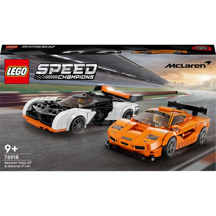 LEGO® Speed Champions - McLaren Solus GT и McLaren F1 LM 76918, 581 части