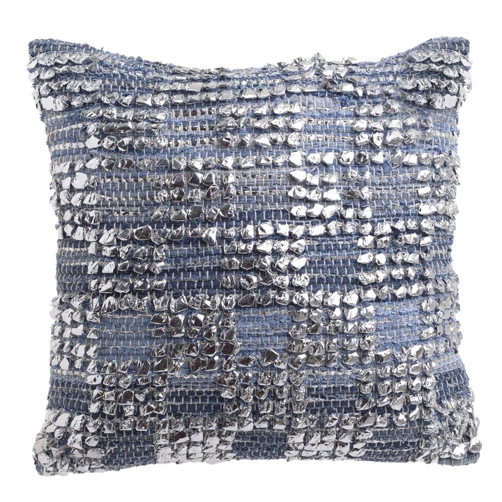 Perna decorativa Grey/Blue 45x45cm