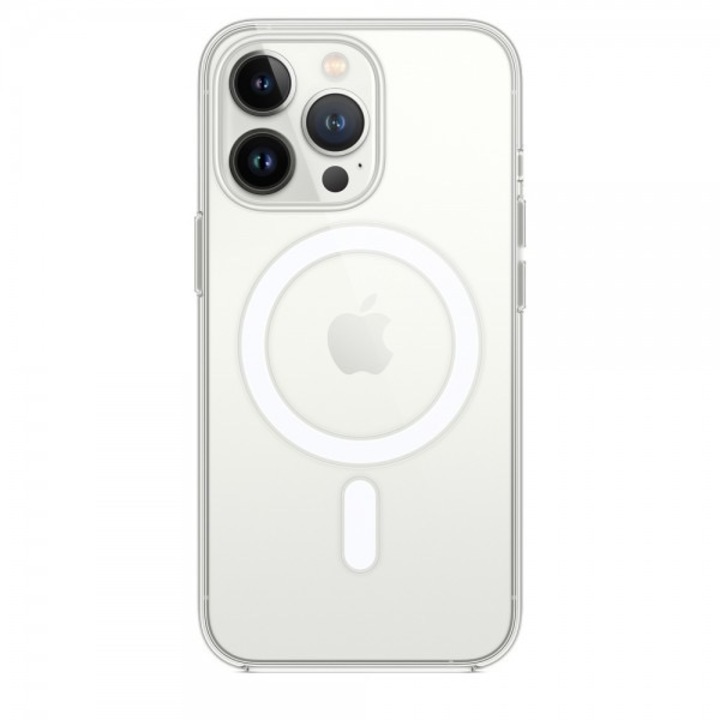 Husa Protectie Spate Apple Clear Cu Magsafe Pentru iPhone 13 Pro Max - Transparent