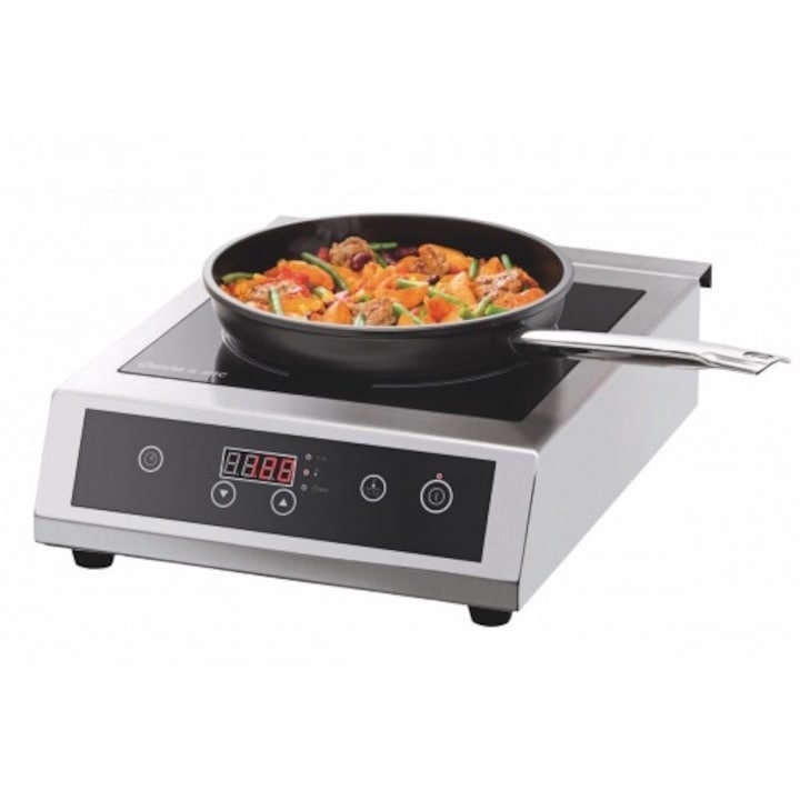 Plita vitroceramica incorporabila Sharp KH-3I25NT0K-EU, 3500W, 2 zone, 9 trepte, Timer, Booster, Inductie, Negru