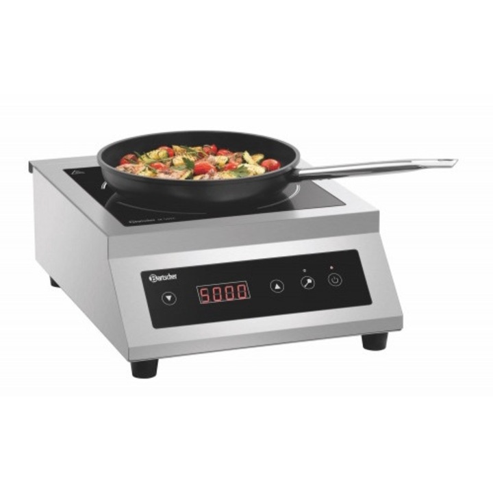 Plită inductie, Kernau KIH 8645-6B, 6 zone, funcție Booster, negru, 78x52cm