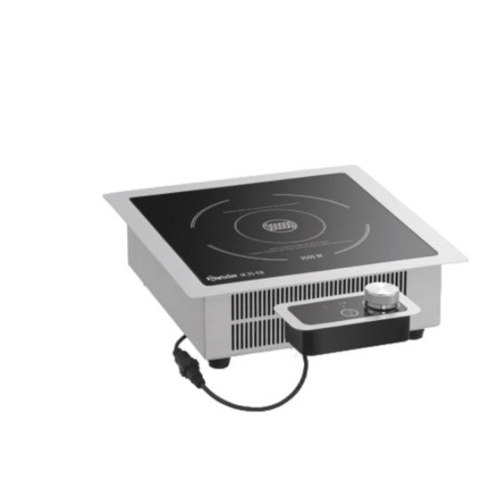 Plita cu inductie, Bartscher, Otel inoxidabil, 3.5 kW, Argintiu/Negru