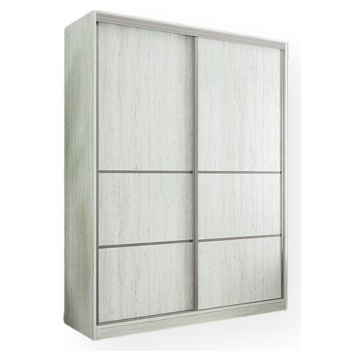 Dulap, Meblast, Premium lucrate manual, 170 cm x 230 cm x 64 cm, Sifonier, PAL 18 mm, HDF de 3 mm, PVC 0.8 mm, Numar de usi 2, Numar de sertare 2, Pin Anderson