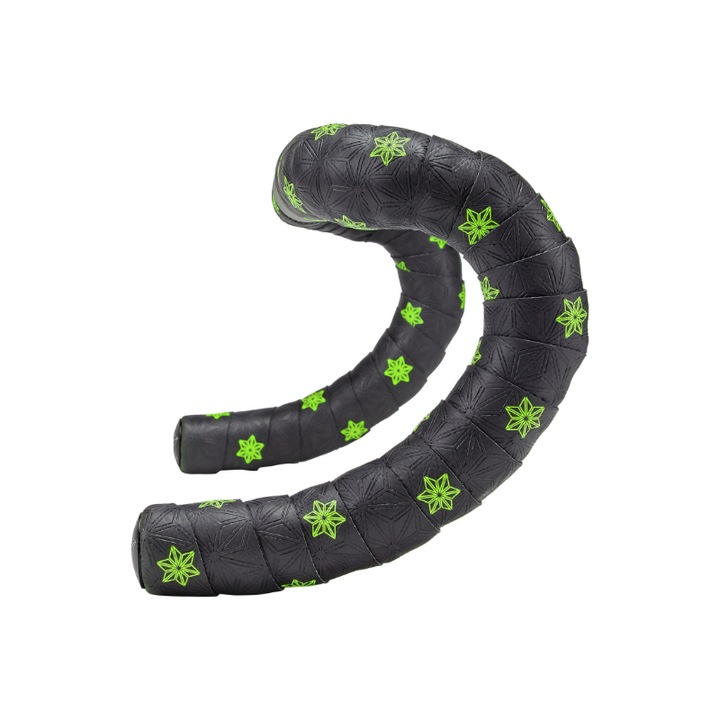 Ghidolina Super Sticky Kush Galaxy, Supacaz, Poliuretan, Negru/Galben neon