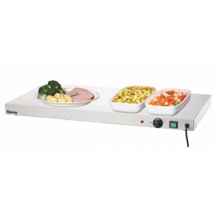 Plita cu inductie, Bartscher, Otel inoxidabil, 600 W, Argintiu