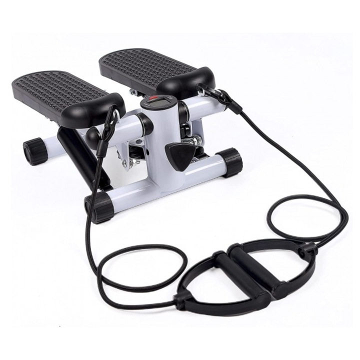 Stepper FitTronic® S100, afisaj electronic, corzi pentru antrenarea bratelor