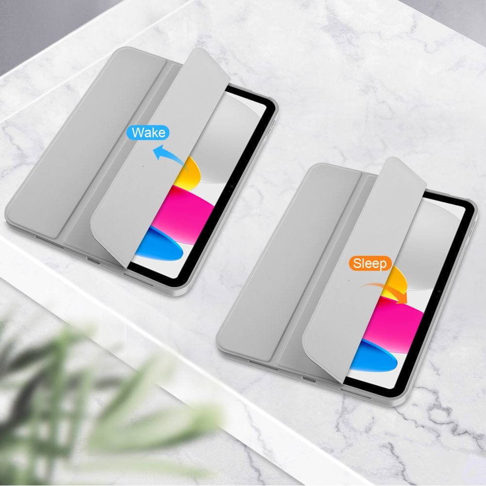 Husa Tech-Protect Smartcase Pen compatibila cu iPad 10.9 inch 2022 Grey