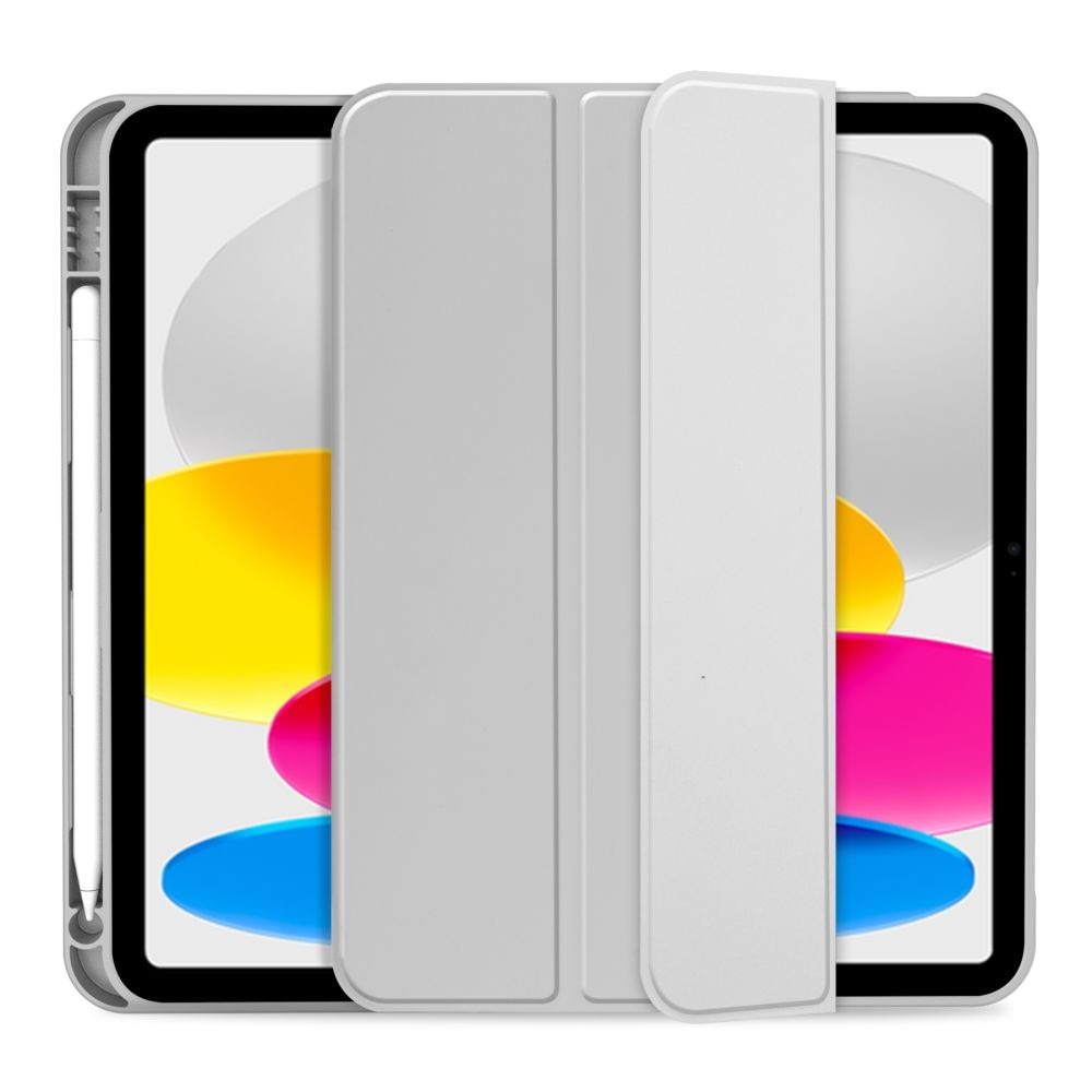 Husa Tech-Protect Smartcase Pen compatibila cu iPad 10.9 inch 2022 Grey