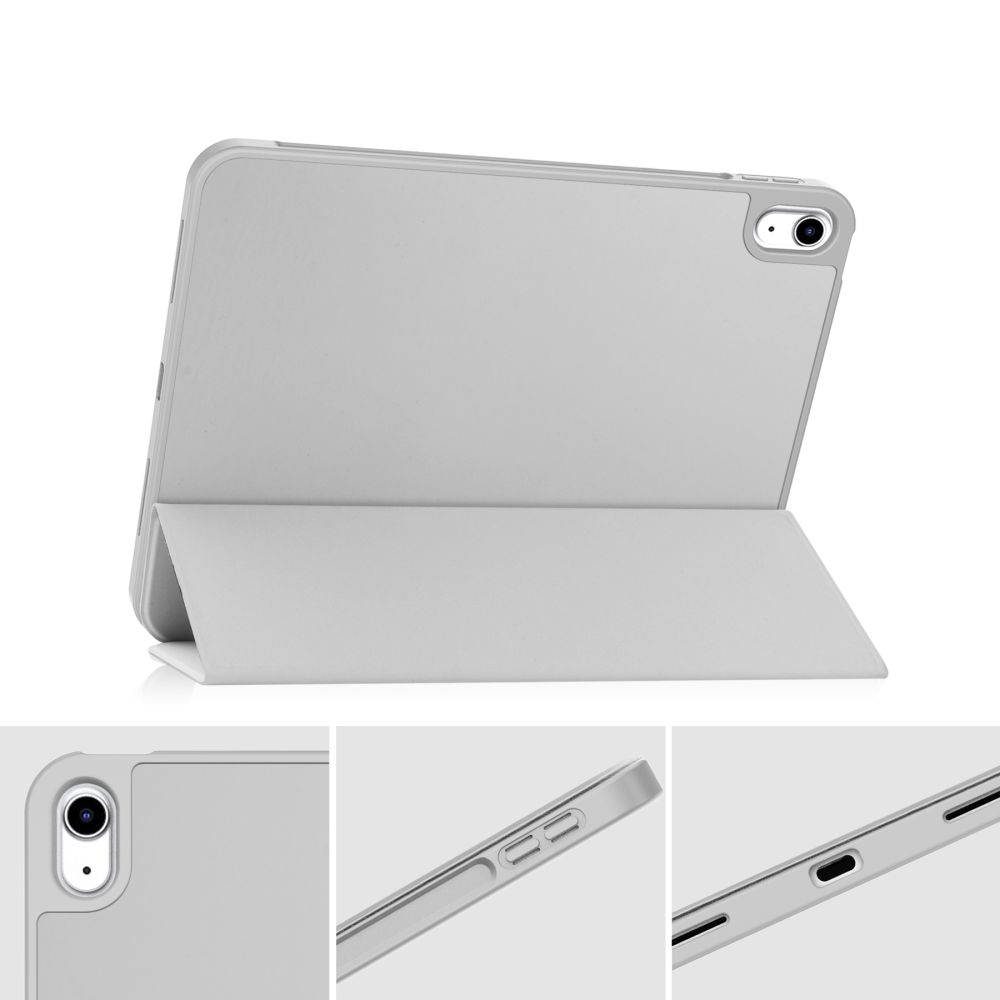 Husa Tech-Protect Smartcase Pen compatibila cu iPad 10.9 inch 2022 Grey