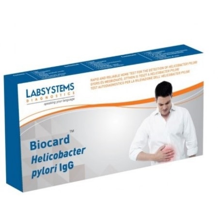 Test rapid pentru determinarea Helicobacter Pylori IgG din sange Biocard
