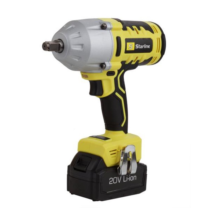 Pistol impact Starline cu 2 acumulatori, 18 V